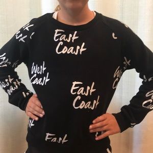 A slightly used crewneck sweatshirt.